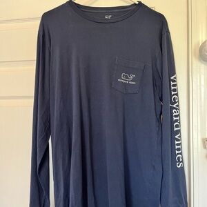 Vineyard Vines Women’s Dark Blue Long Sleeve Tee